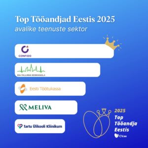 Confido tunnistati avalike teenuste sektori Top Tööandjaks  1