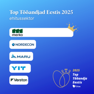 Merko Ehitus Eesti tunnistati ehitussektori Top Tööandjaks  1
