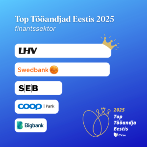 LHV Pank tunnistati finantssektori Top Tööandjaks  1