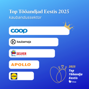 Coop Eesti tunnistati kaubandussektori Top Tööandjaks  1