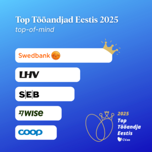 Swedbank krooniti Eesti Top Tööandjaks, tööotsijate ootused kasvavad vaatamata ebakindlusele 1