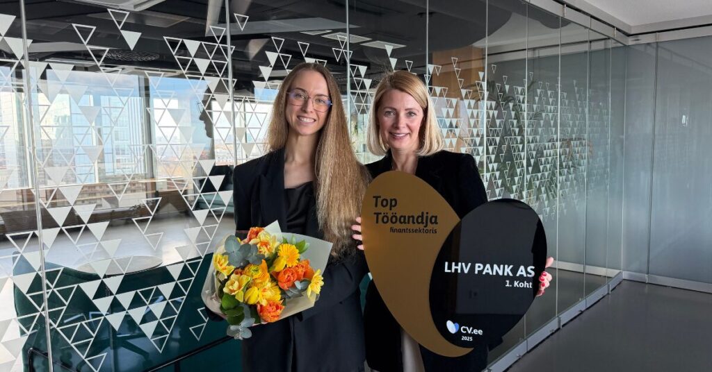 LHV Pank tunnistati finantssektori Top Tööandjaks 