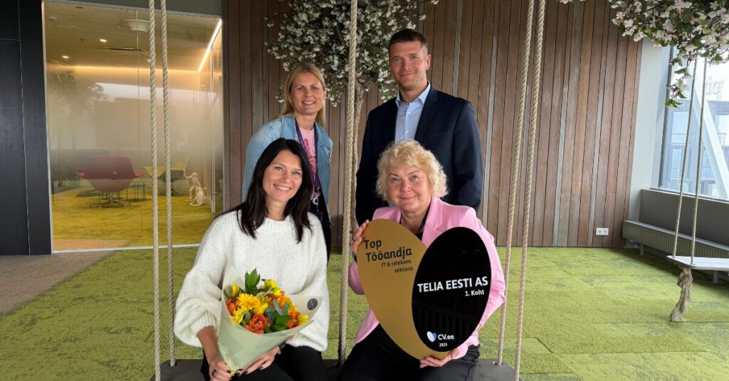 Telia tunnistati IT- ja telekommunikatsiooni sektori Top Tööandjaks